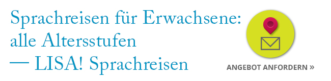 Sprachreise für Erwachsene aller Altersstufen Banner LISA! Sprachreisen: Sprachreisen für Erwachsene alle Altersstufen