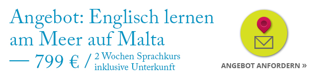 LISA! Sprachreisen Malta Angebot 2 Wochen Englisch am Meer 799 €